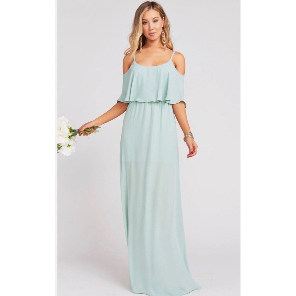 Show Me Your MuMu Sage Green Bridesmaid Dress! Size: XS